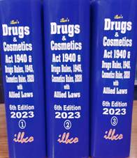 ILBCO-Drugs-and-Cosmetics-Act-1940-and-Drugs-Rules,-1945,-Cosmetics-Rules,-2020-Volume-1-to-3